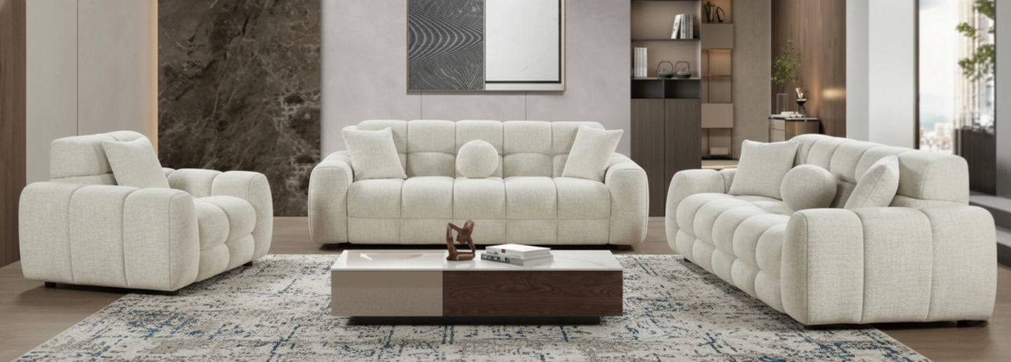 Aurèle | Luxuriöses Komfort-Set in Creme