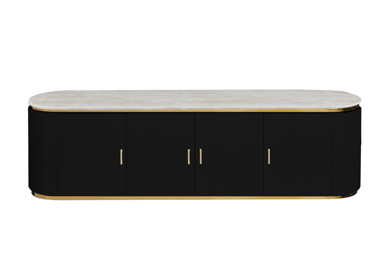 Aurelio Noir Luxus-TV-Lowboard