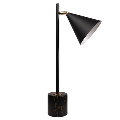 LUXURIÖSE TISCHLAMPE – SCHWARZE MARMORLAMPE
