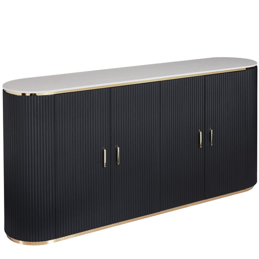 Aurelio Noir – luxuriöser Buffetschrank