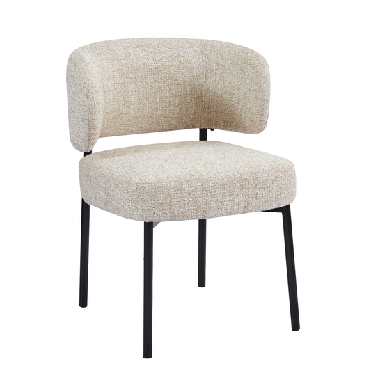 Lorena | Komfortabler Esszimmerstuhl mit Metallbeinen