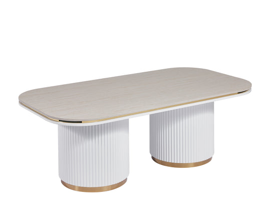 Pradino Ivory Luxus-Couchtisch