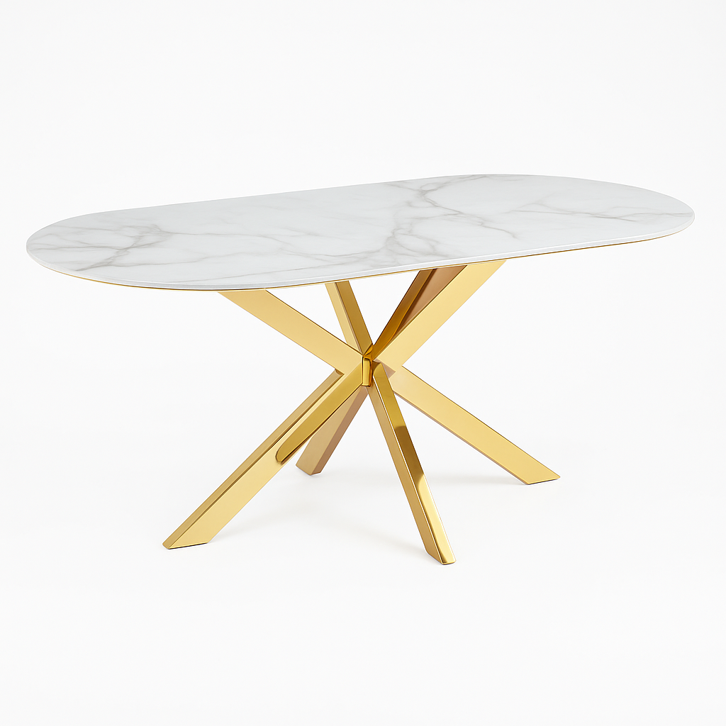 Cavallo – Keramischer Esstisch mit Marmoroptik