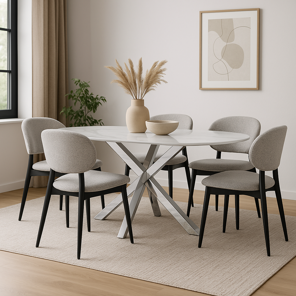 Cavallo – Keramischer Esstisch mit Marmoroptik