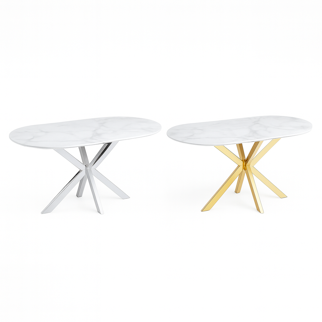 Cavallo – Keramischer Esstisch mit Marmoroptik