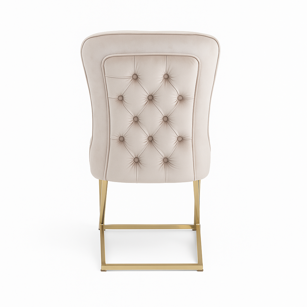 Monaco Velvet Esszimmerstuhl – Luxus mit klassischem Charakter
