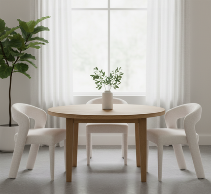 Eleni – Designstuhl mit geschwungener Form
