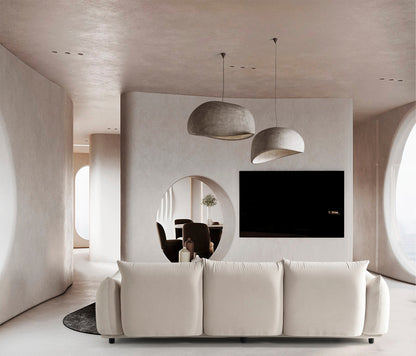 Marseille 3-Sitzer-Sofa – 255 × 70 × 100 cm – Elegantes Beige mit tiefer Sitzfläche
