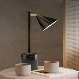 LUXURIÖSE TISCHLAMPE – SCHWARZE MARMORLAMPE