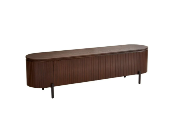 Taurus TT Brown Veneer Plain – Stilvolles und funktionales TV-Möbel