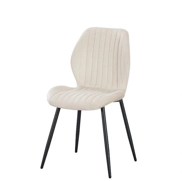 Vittore – Eleganter Esszimmerstuhl mit vertikalen Steppnähten